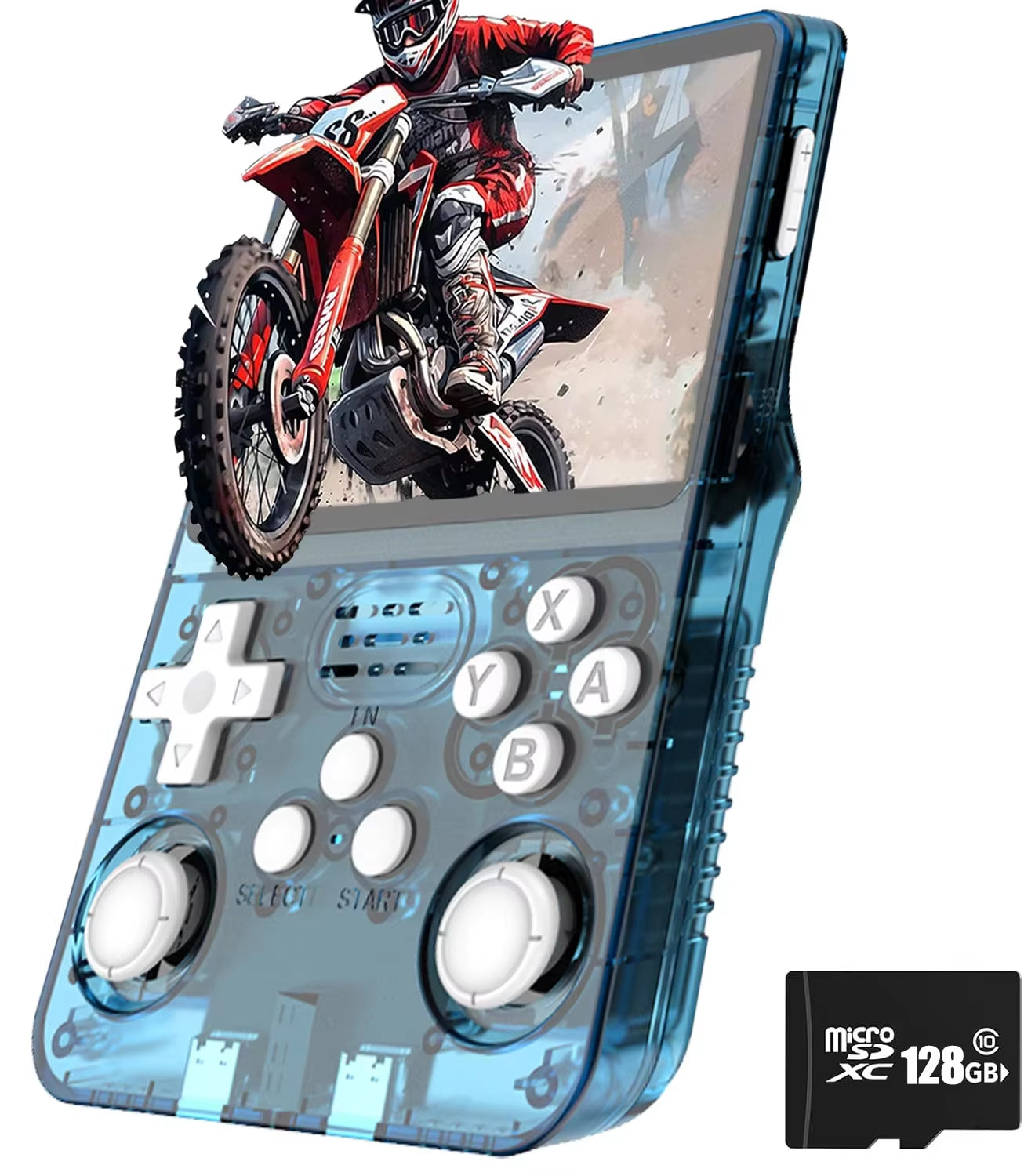 R36S Retro Handheld Game Console – 20,000 Classic Games, 3.5" Screen, ArkOS 2.0, 64GB/128GB