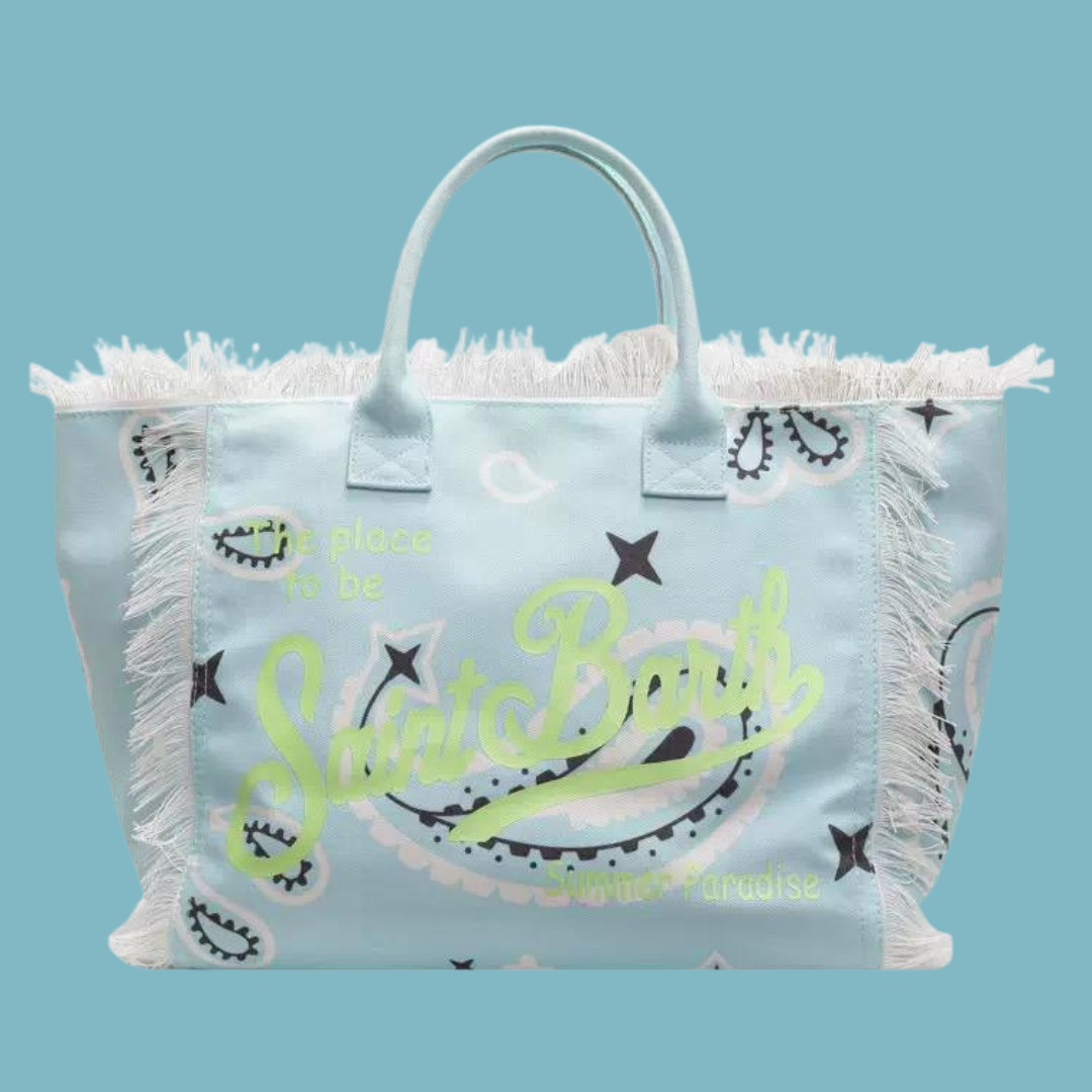 Luxury Canvas Tassel Shoulder Bag – Spacious, Stylish & Elegant Everyday Tote for Women