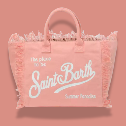 Luxury Canvas Tassel Shoulder Bag – Spacious, Stylish & Elegant Everyday Tote for Women