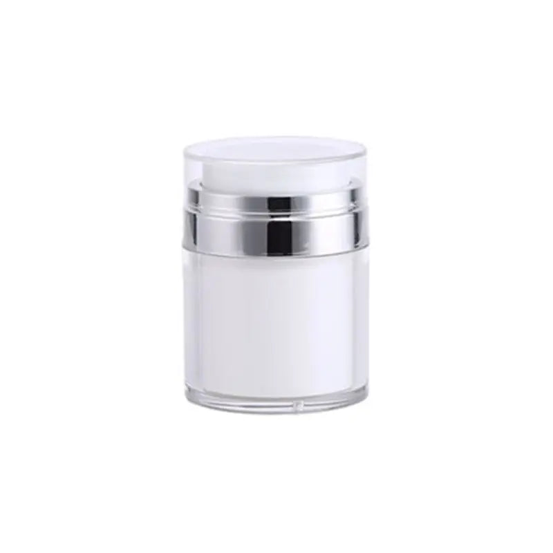 15/30/50ml Airless Pump Jar – Vacuum Press Bottle for Moisturizer, Lotion & Serum Dispensing