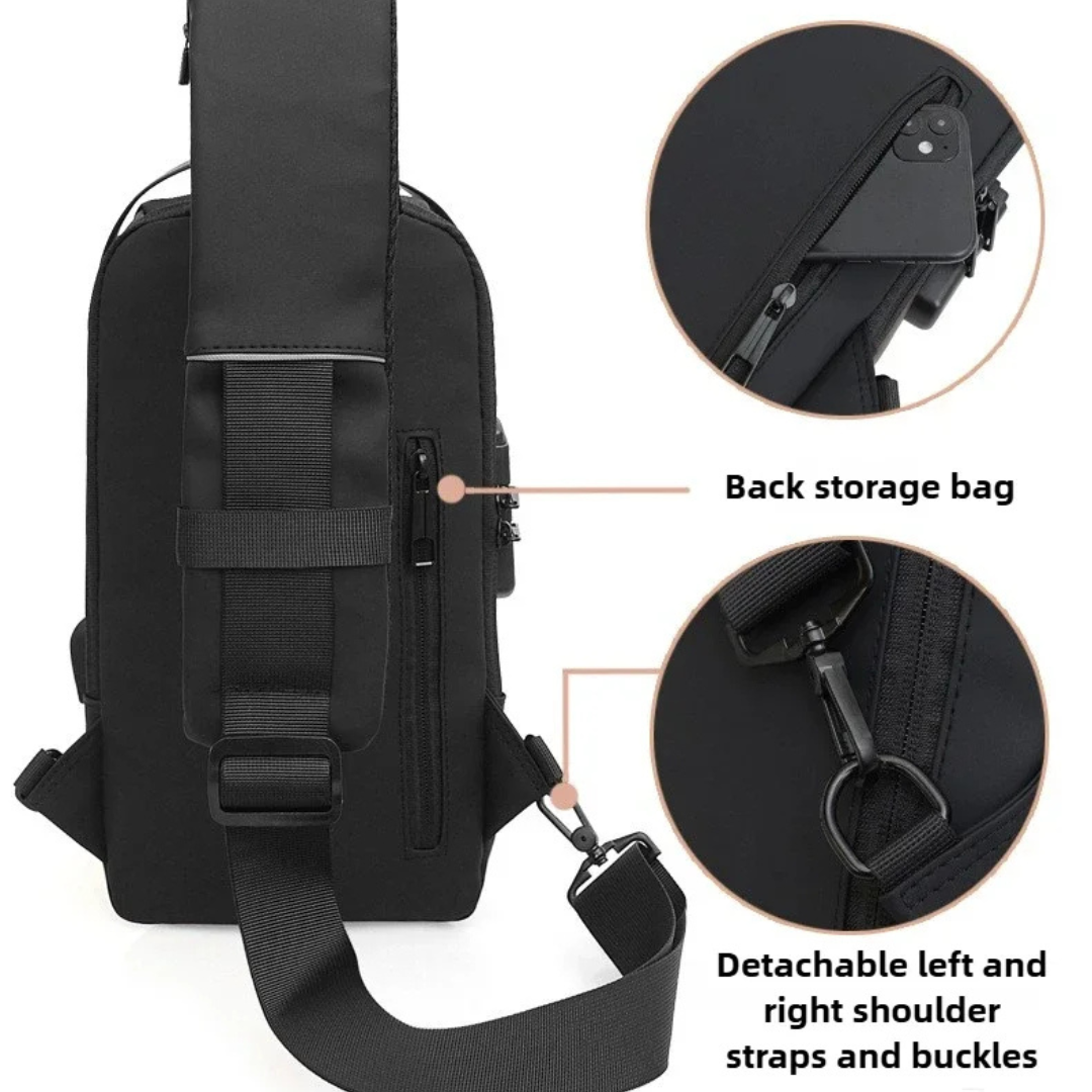 Anti-Theft Waterproof Crossbody Shoulder Bag