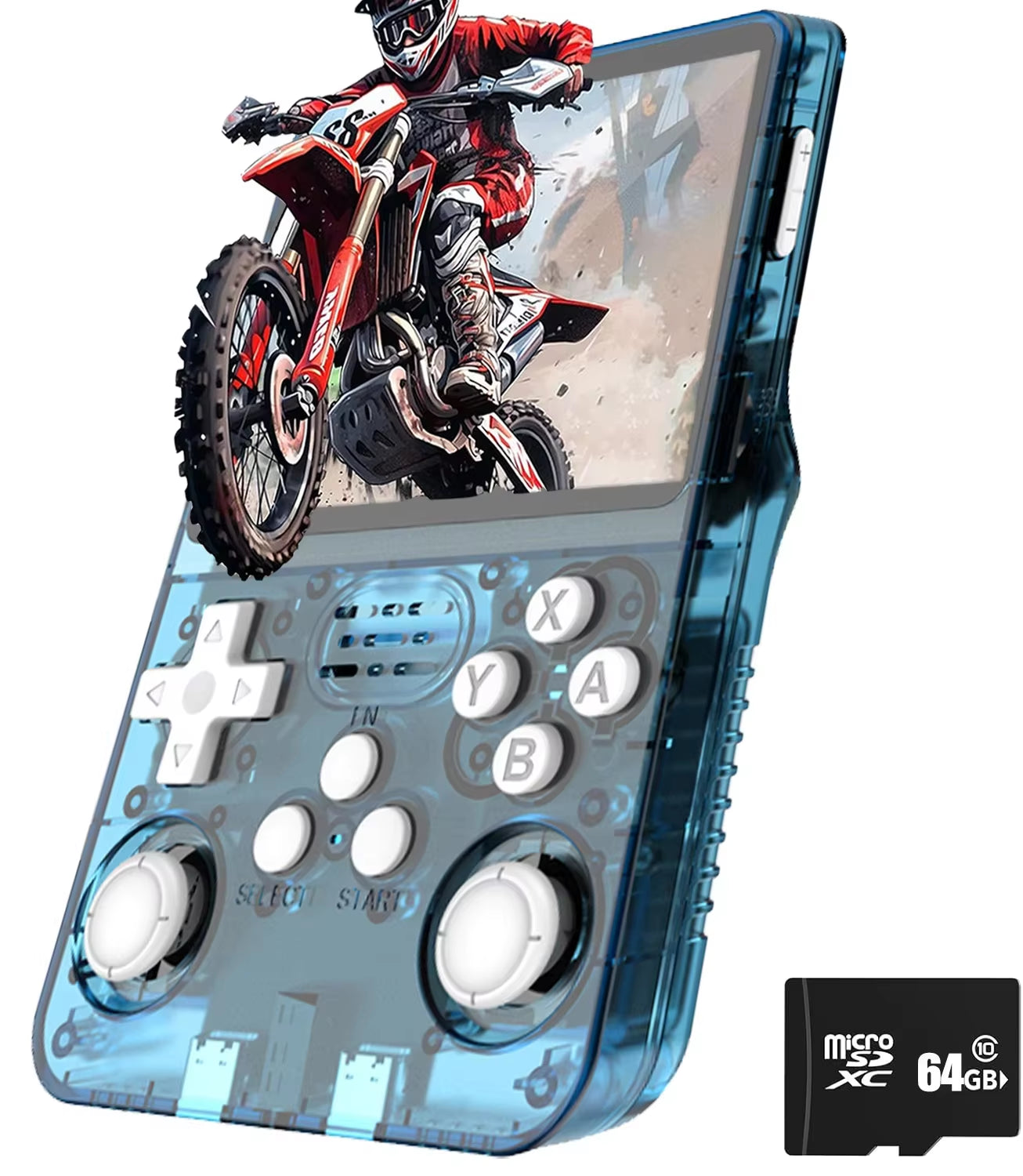 R36S Retro Handheld Game Console – 20,000 Classic Games, 3.5" Screen, ArkOS 2.0, 64GB/128GB