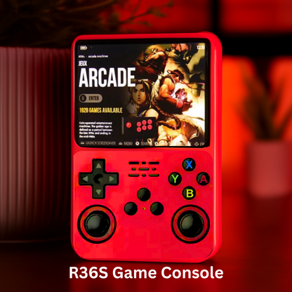 R36S Retro Handheld Game Console – 20,000 Classic Games, 3.5" Screen, ArkOS 2.0, 64GB/128GB