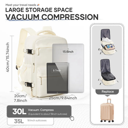 Air Vacuum Compression Travel Backpack