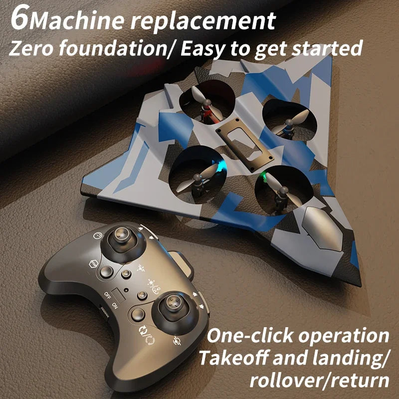 Black Friday Sale!!! BUY 2 GET 1 FREE 360° Indestructible Fighter Jet Toy – LED Lights, One-Key Takeoff, 4-Fan Power, Top Gift for Kids