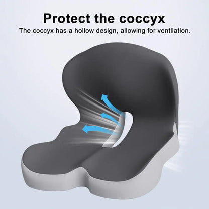 L-Shaped Memory Foam Seat Cushion: Relieve Back Pain & Improve Posture for Optimal Comfort