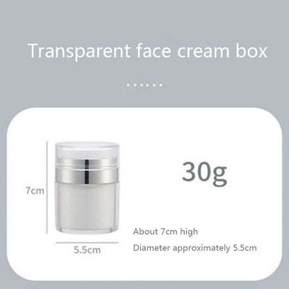 Airless Pump Jar – Vacuum Press Bottle for Moisturizer, Lotion & Serum Dispensing