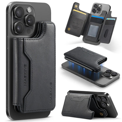 3-in-1 Magnetic Leather Phone Wallet & Stand