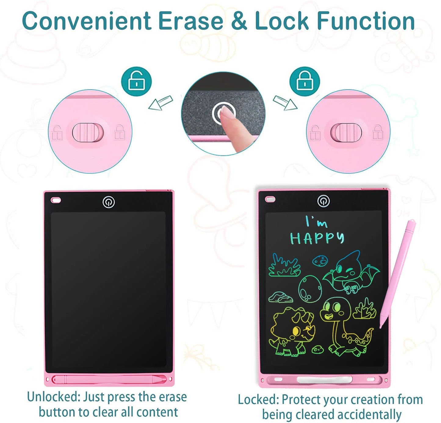 LCD Writing & Drawing  Tablet for Kids