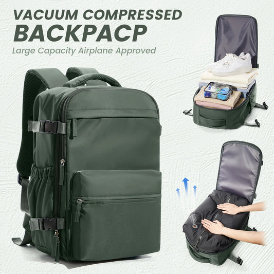 Air Vacuum Compression Travel Backpack