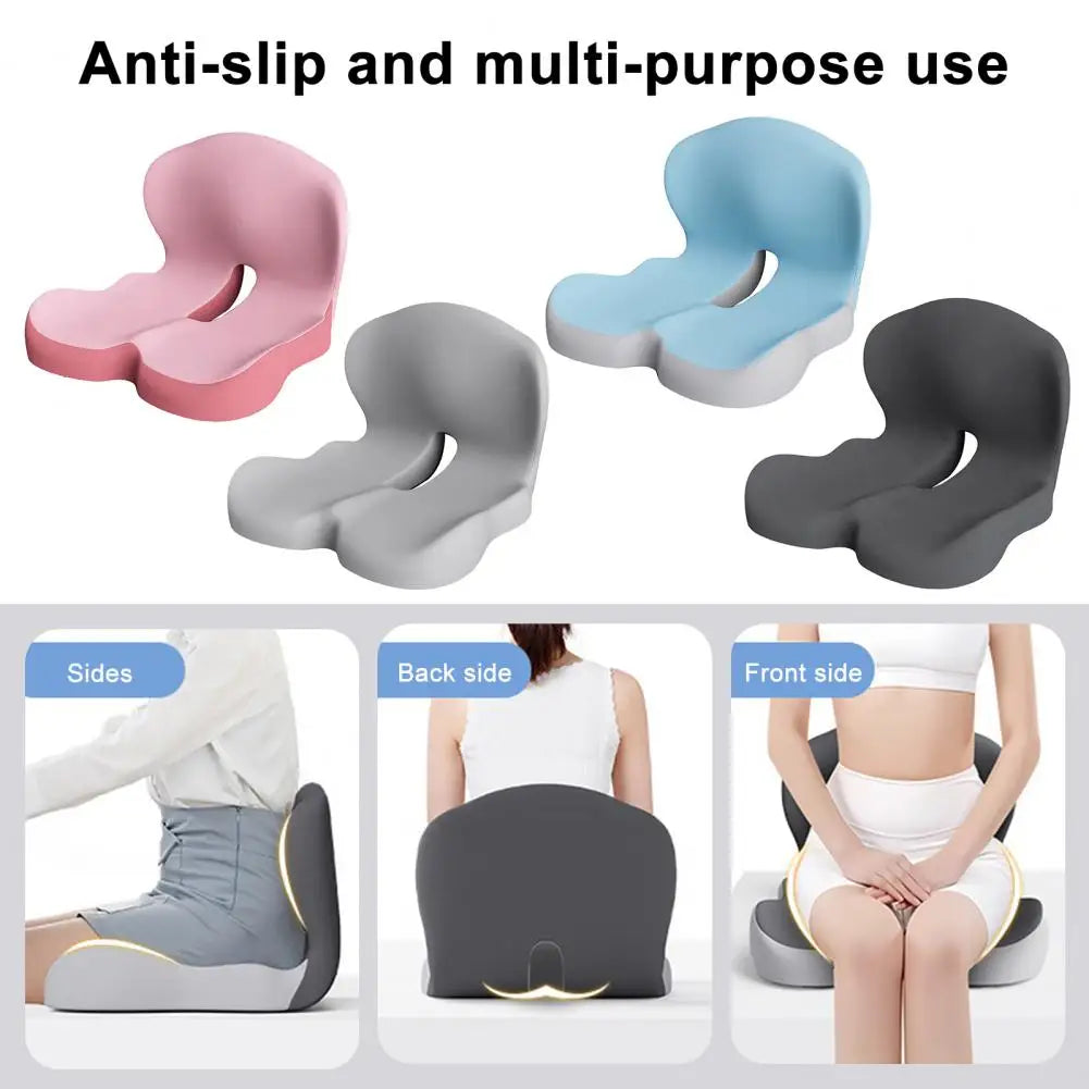 L-Shaped Memory Foam Seat Cushion: Relieve Back Pain & Improve Posture for Optimal Comfort