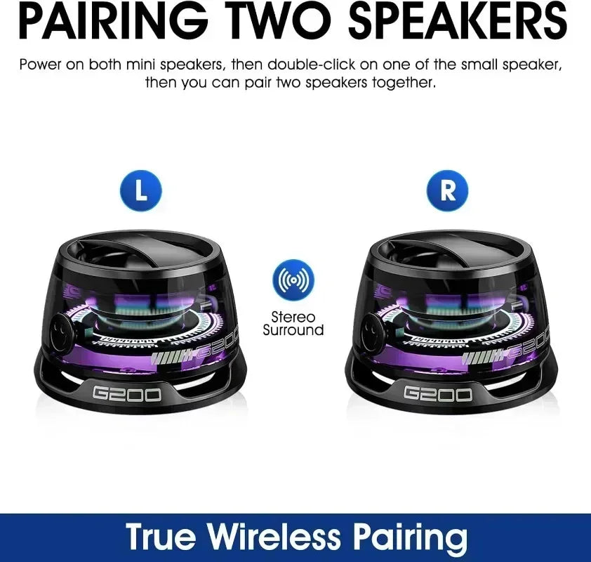 G200 Portable RGB Bluetooth Speaker