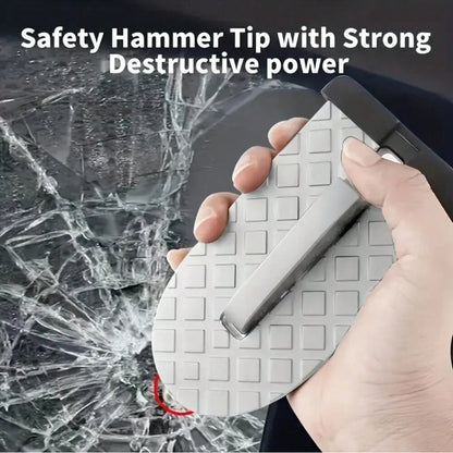 Universal Folding Car Door Step with Safety Hammer – Roof Access for SUVs, Trucks & More
