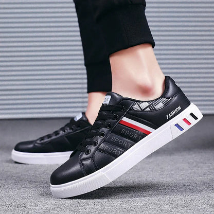 Men’s PU Leather Casual Sneakers