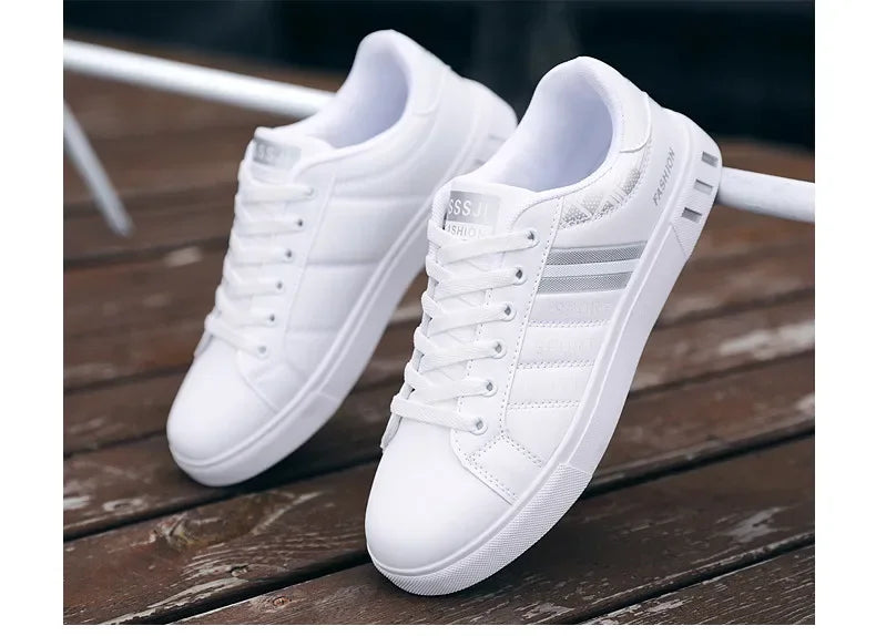 Men’s PU Leather Casual Sneakers