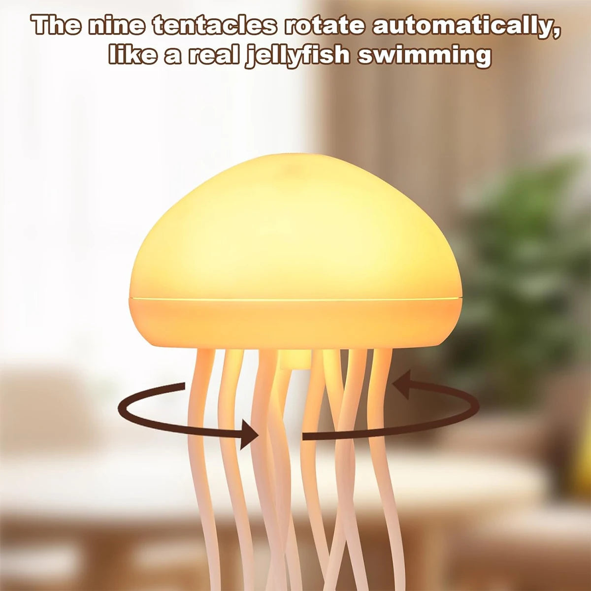 Voice Controlled Jellyfish LED Ambient Lamp