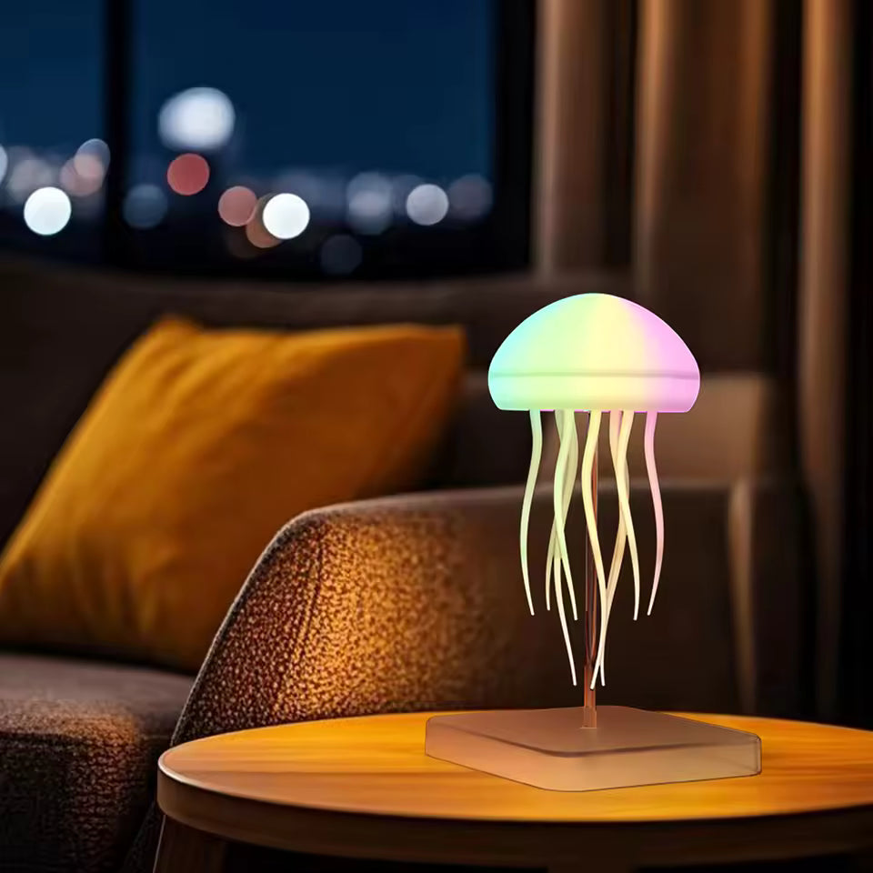 Voice Controlled Jellyfish LED Ambient Lamp