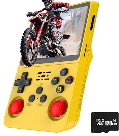 R36S Retro Handheld Game Console – 20,000 Classic Games, 3.5" Screen, ArkOS 2.0, 64GB/128GB